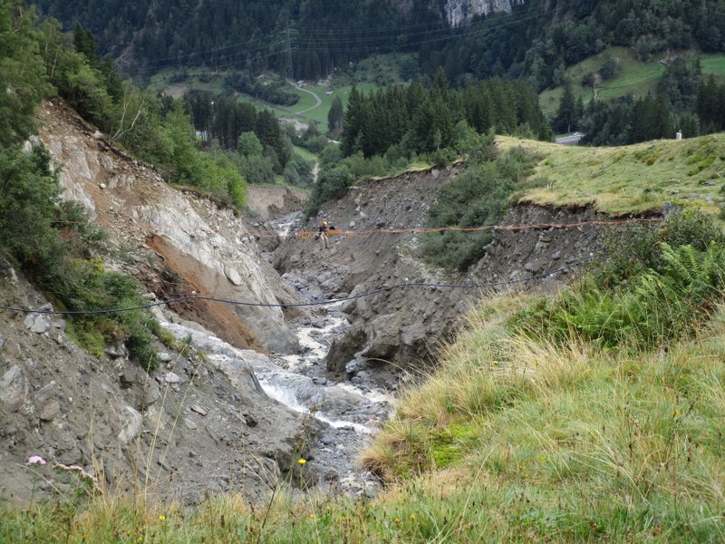 Активни природни опасни процеси в района на Grimsel