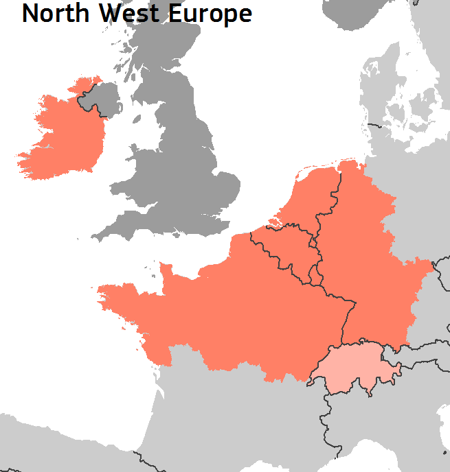 North West Europe — English