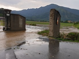 Überschwemmungsereignis in Santorso (24.07.2019)