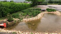 Natürliche Wasseraufbewahrungsmaßnahmen im Gebiet AltoVicentino (Italien)