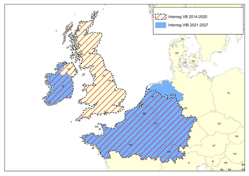 North West Region comparison map