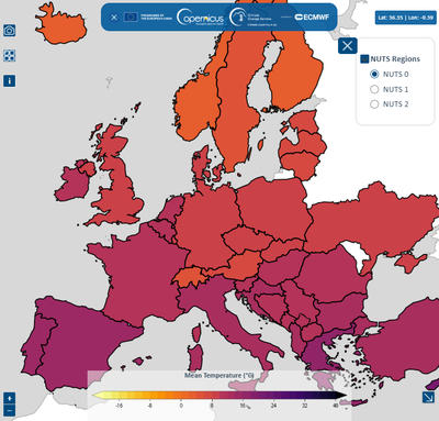 European Climate Data Explorer