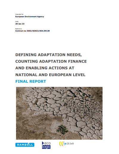 Defining Adaptation Needs, Counting Adaptation Finance and Enabling Actions at National and European Level