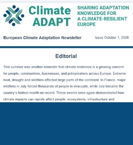 See the latest Climate-ADAPT newsletters
