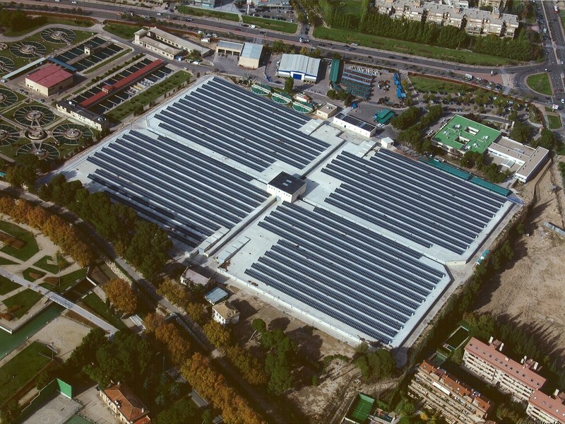 Drinking water treatment plant, Zaragoza, Spain