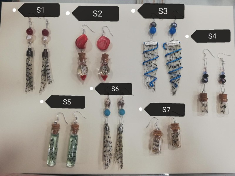 Jewels craft made with lionfish