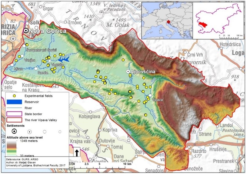 Case study map