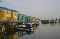 Amphibious housing in Maasbommel, the Netherlands