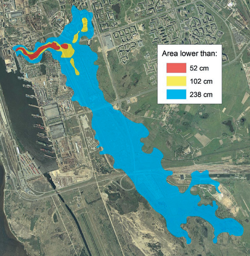 Low areas