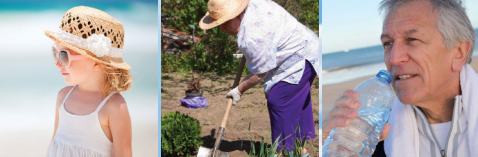 Individual health protection during heatwaves