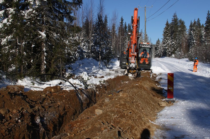Elenia Weatherproof: underground cabling in Finland