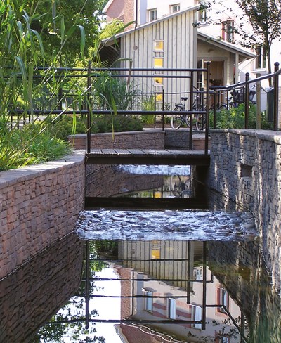 Paved channel