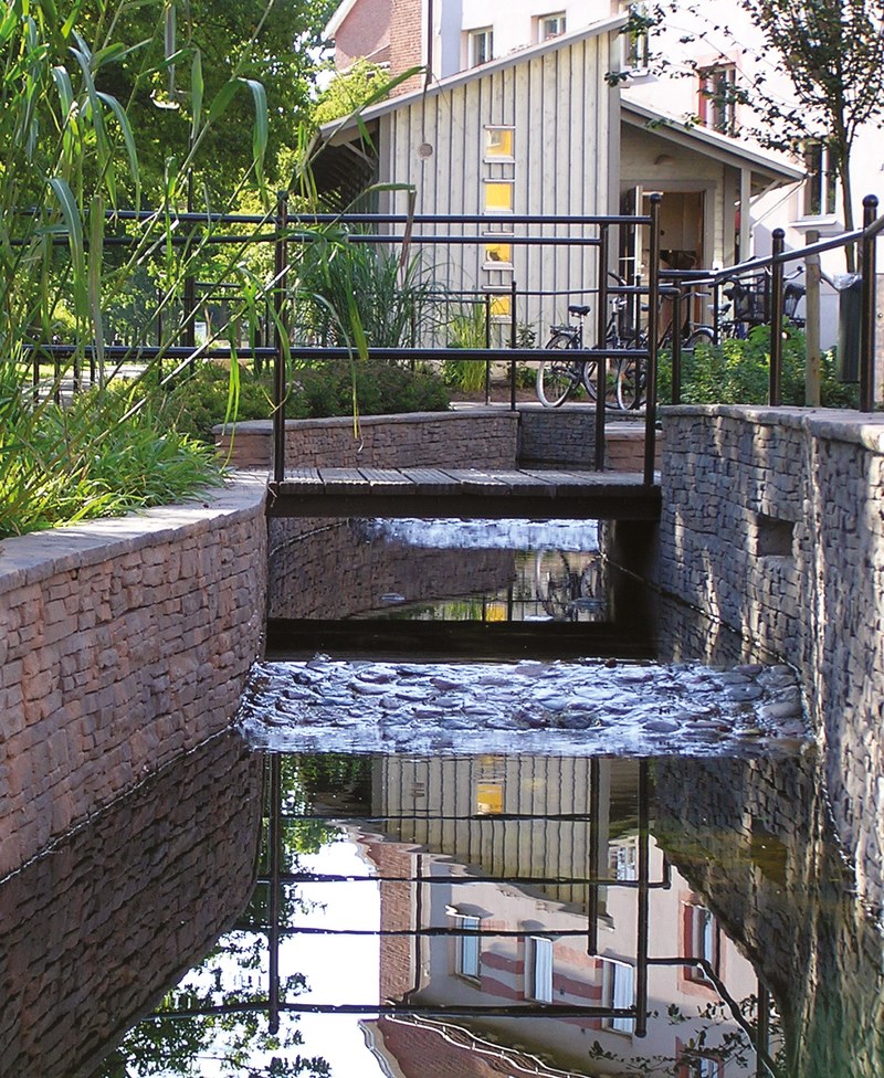 Paved channel