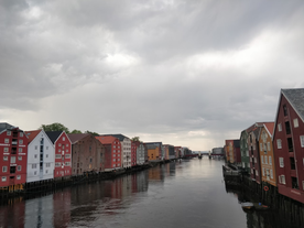 Traditional buildings in Trondheim