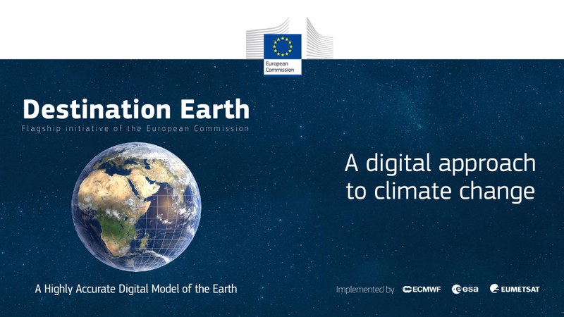 Destination Earth - New web page informs on how a Digital Twin of the ...
