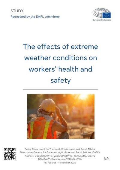 The effects of extreme weather conditions on workers' health and safety