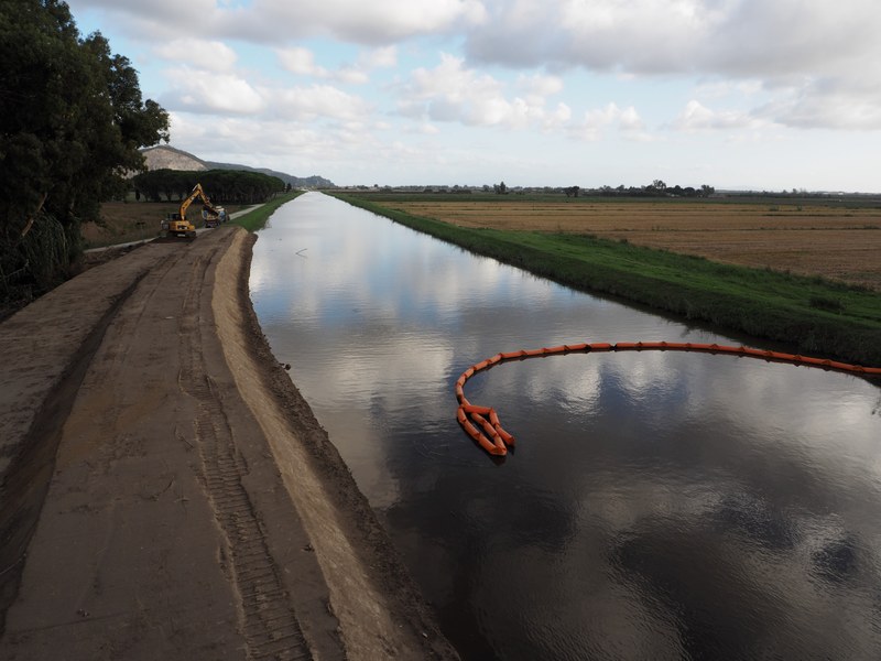 Obras en la red de canales principales