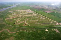 Saltmarsh recréation par réalignement géré, Hesketh Out Marsh — Royaume-Uni