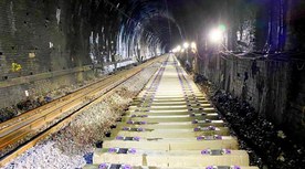 Miglioramenti del drenaggio nel tunnel di Kilsby nei pressi di Davenry