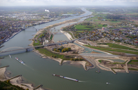 Locale per il fiume Waal — protezione della città di Nijmegen