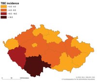 Nadzór nad kleszczowym zapaleniem mózgu (TBE) w Czechach