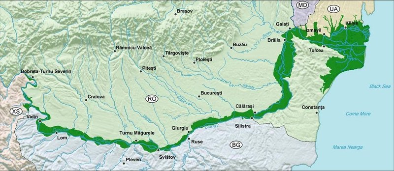 Coridorul verde al Dunării de Jos