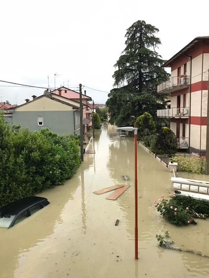 Inundații în Cesena