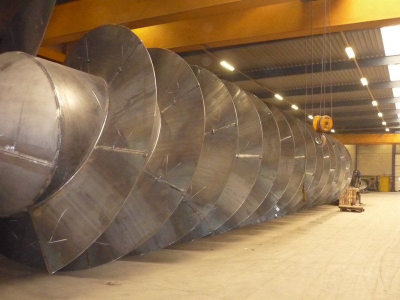 Producția șurubului lui Arhimede